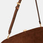 Maxi Pouch Wildleder Braun
