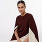 Kurzes Kleid Braun Weiß