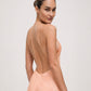 Detail des Alberta Ferretti Open-back Kleids mit tiefem Rückenausschnitt