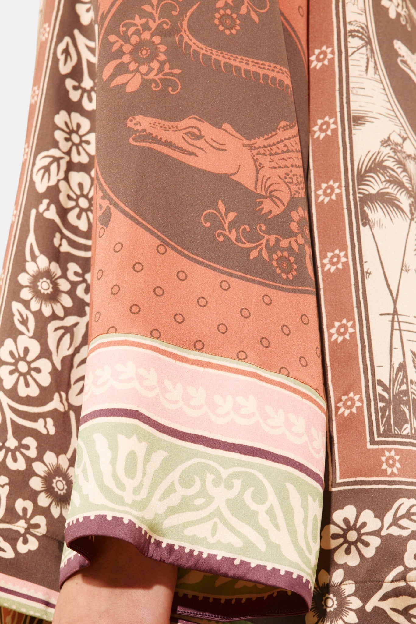 Detail der Alémais Alberta Silk Shirt Bluse Multicolor als Freisteller