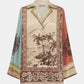 Detail der Alémais Alberta Silk Shirt Bluse Multicolor als Freisteller