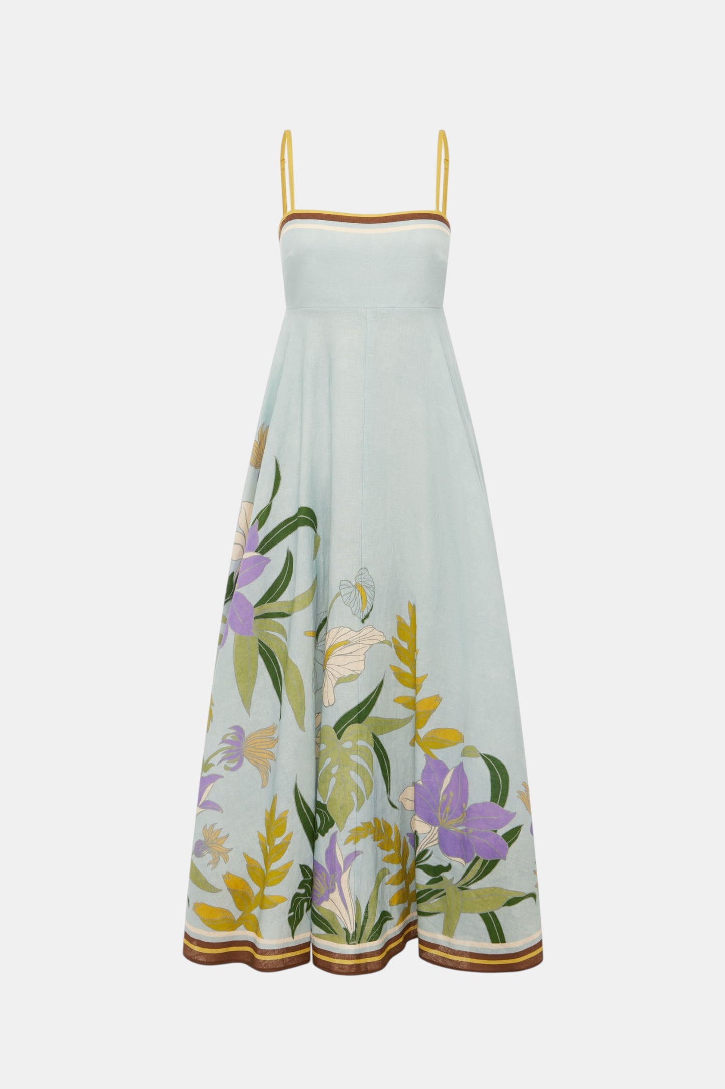 Alfie Sundress Midikleid Hellblau