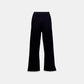 Allude Strickhose Navy mit Cashmere als Freisteller von hinten