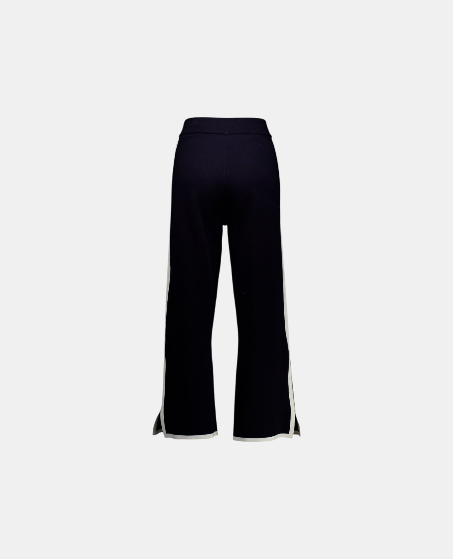 Allude Strickhose Navy mit Cashmere als Freisteller von vorne