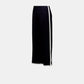Allude Strickhose Navy mit Cashmere als Freisteller von der Seite