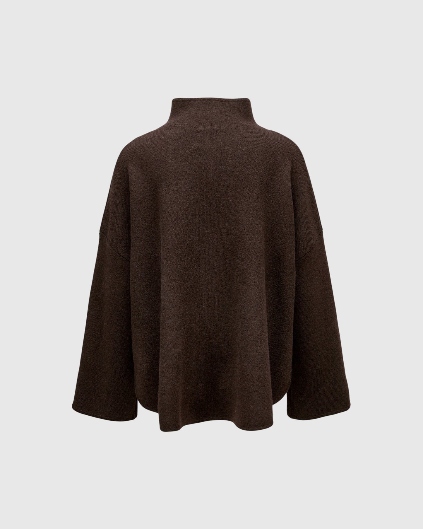 Oversize-Pullover mit Stehkragen
