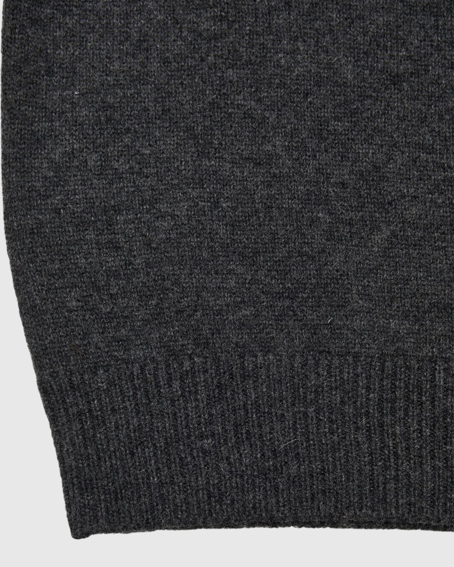 Kurzarm-Pullover Grau Weiß