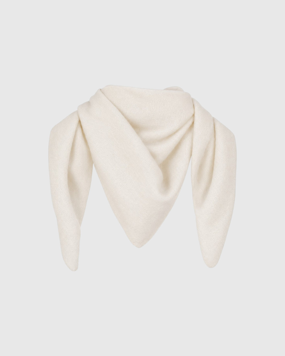Cashmere-Dreieckstuch Wollweiß