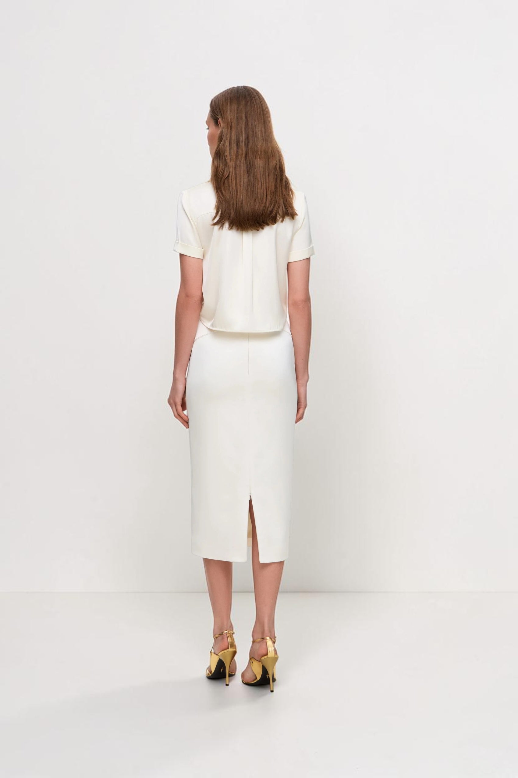 Arisa Midikleid Creme