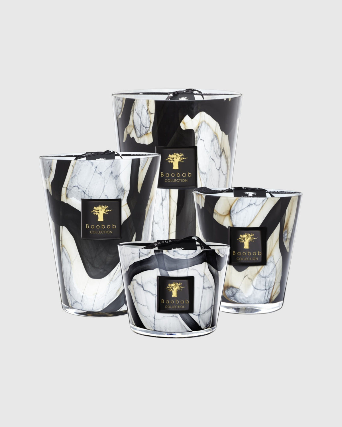 Baobab Collection Stones Marble Duftkerzen in mehreren Größen als dekorative Interior-Objekte