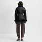 Adeline Shearling-Jacke Schwarz
