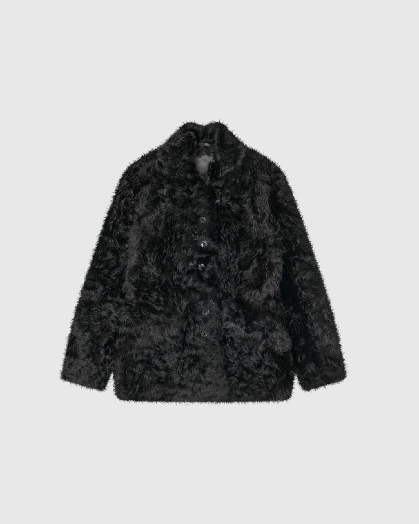 Adeline Shearling-Jacke Schwarz