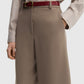 Detail der By Malene Birger Carlien High-Waist Hose in Taupe