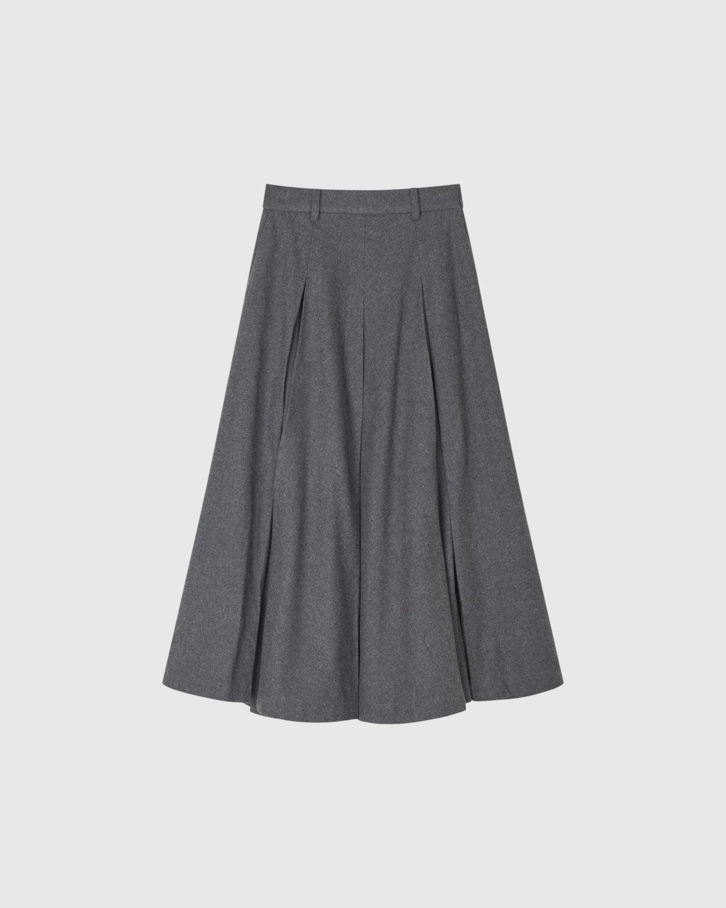 By Malene Birger Maxirock aus Flanell in Dunkelgrau als Freisteller
