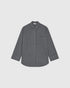 By Malene Birger Flanellbluse aus Bio-Baumwolle in Grau als Freisteller