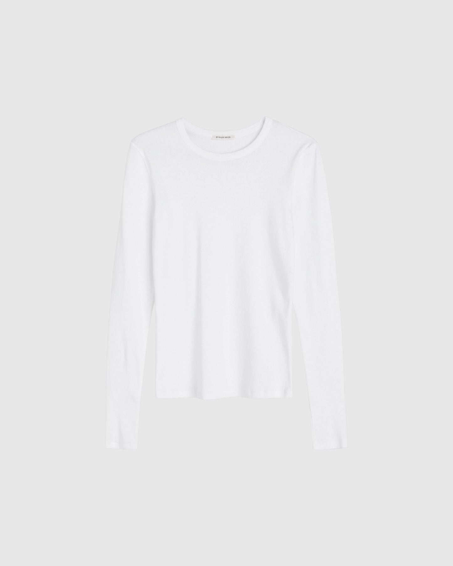 Brita Langarm-T-Shirt Weiß