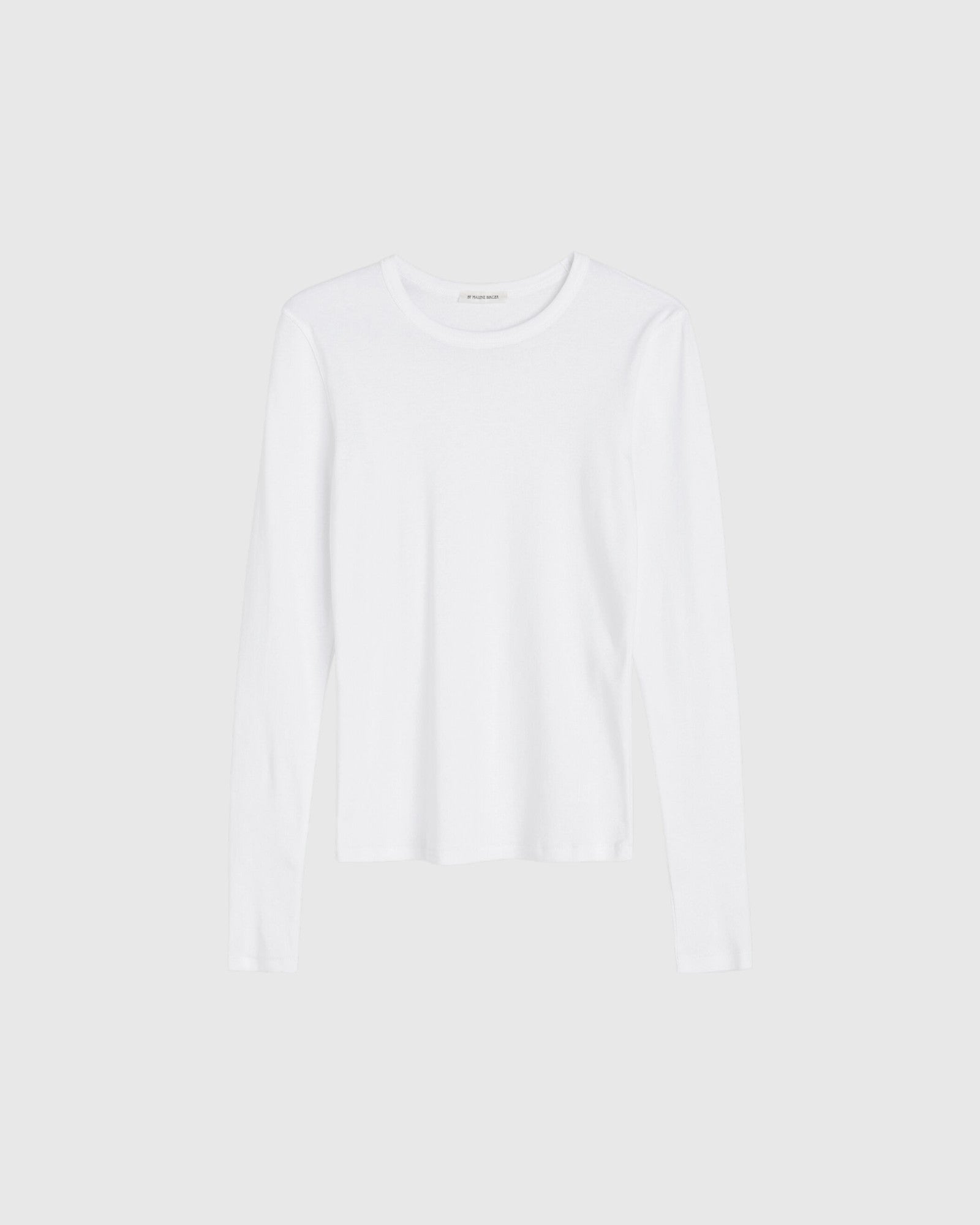 Brita Langarm-T-Shirt Weiß