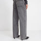 Detail der By Malene Birger Vinola Jeans in Grau von hinten