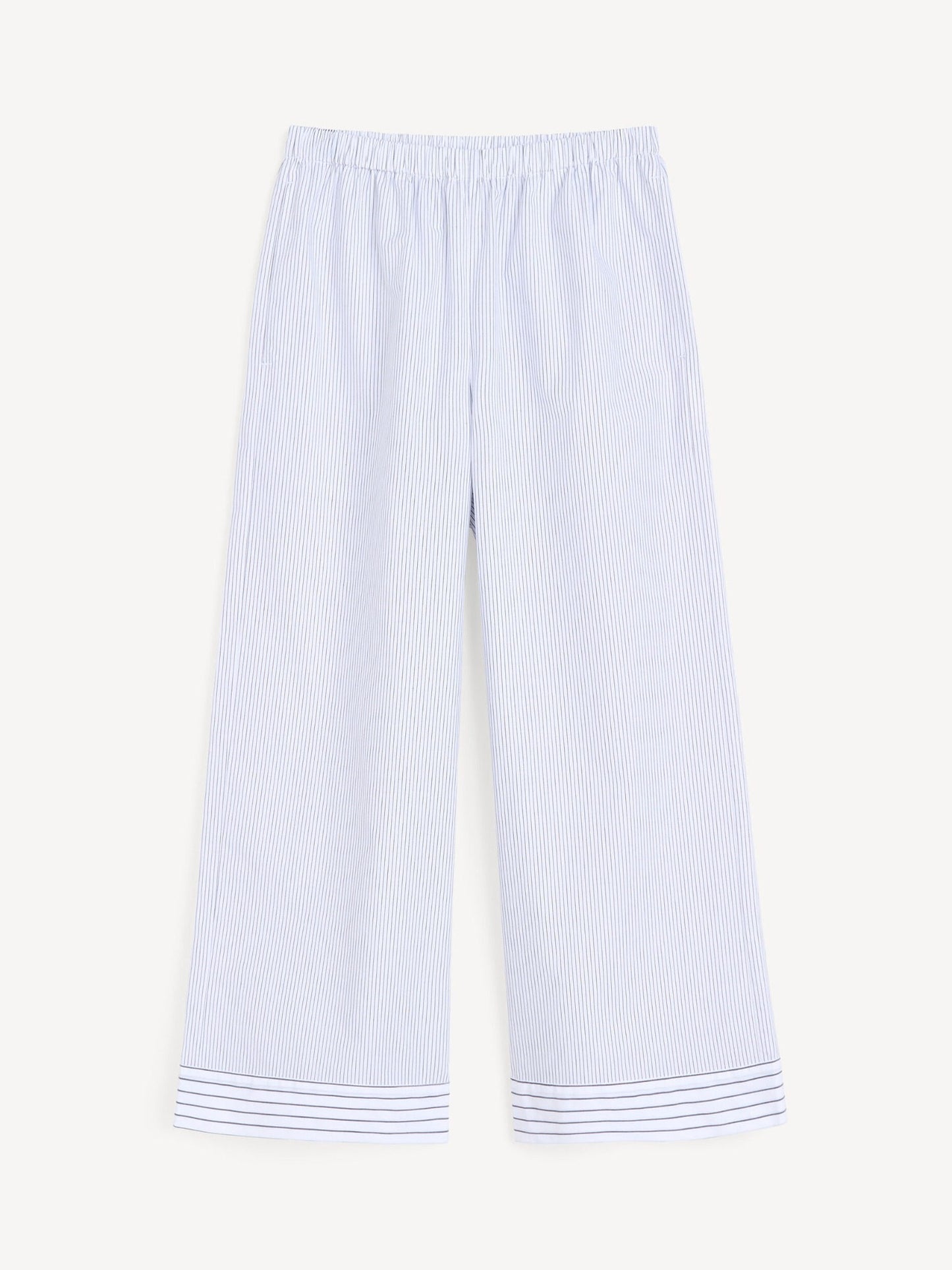 By Malene Birger Mirabello Hose Black White Mix Stripe als Freisteller