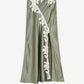 By Malene Birger Erika Maxi-Rock Deep Lichen Green als Freisteller