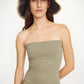 By Malene Birger Marc Midikleid Deep Lichen Green von hinten getragen