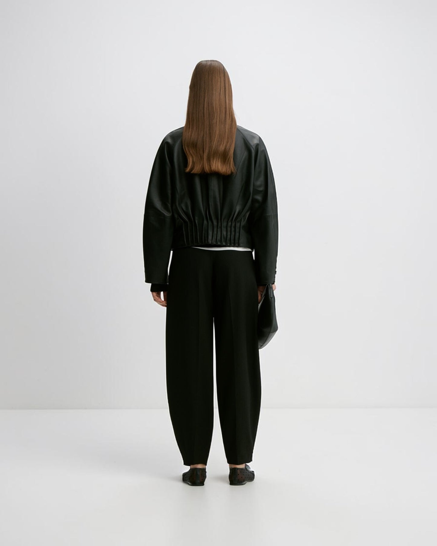Suzanne Lederjacke Schwarz