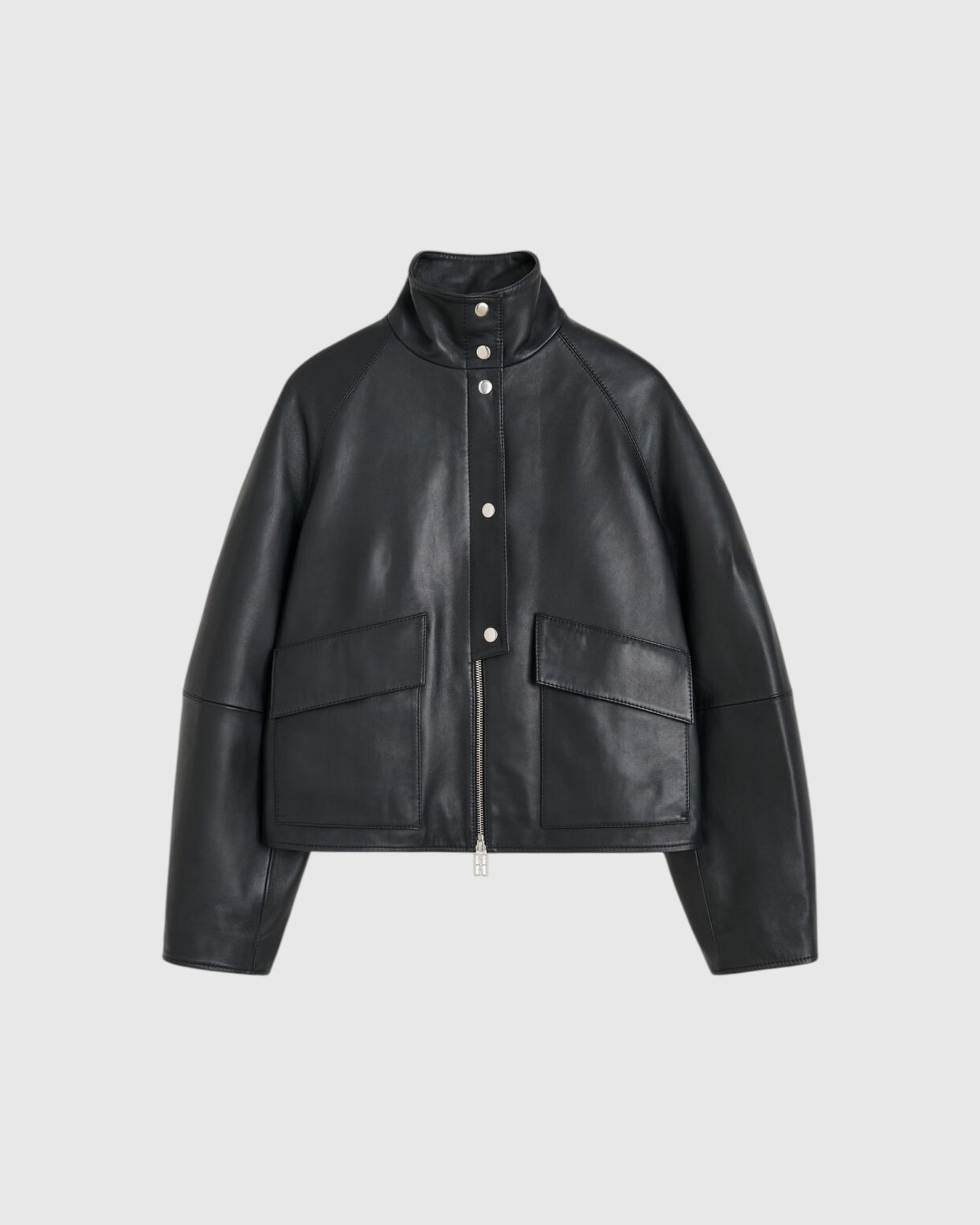 Suzanne Lederjacke Schwarz