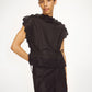 Detail des By Malene Birger Gerda Tops Schwarz im getragenen Styling