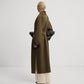 Trullem Wollmantel Dunkelkhaki