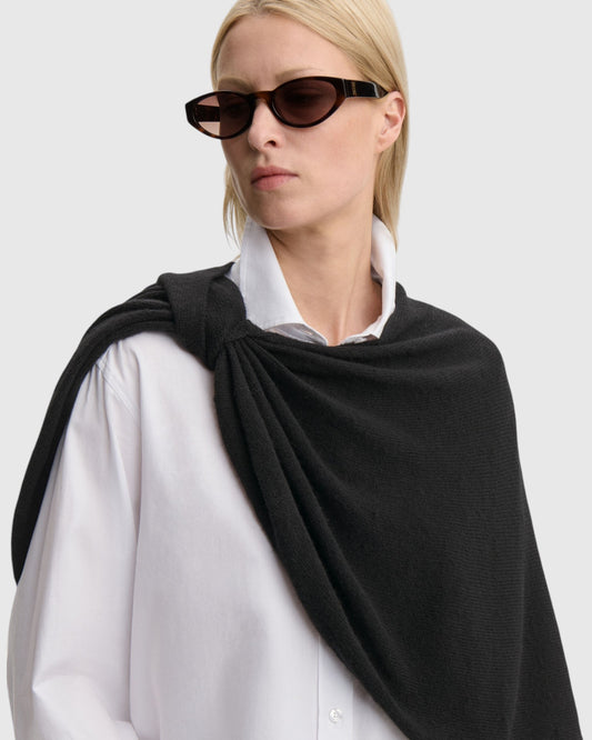 Wollcape Schwarz