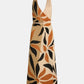 Circus Hotel Strickkleid Multicolor Neckholder als Freisteller von vorne