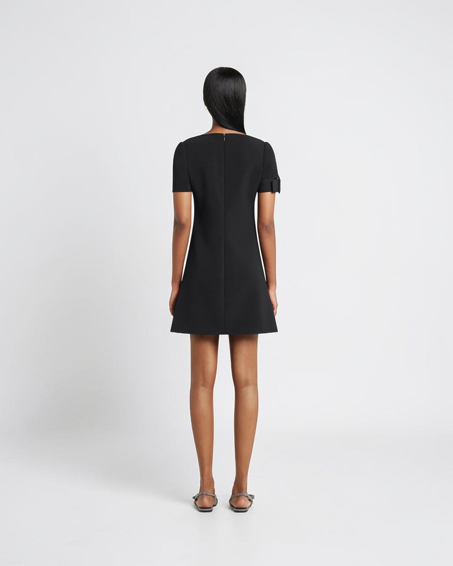 A-Linien-Kleid mit Schnallendetail