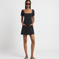 A-Linien-Kleid mit Schnallendetail