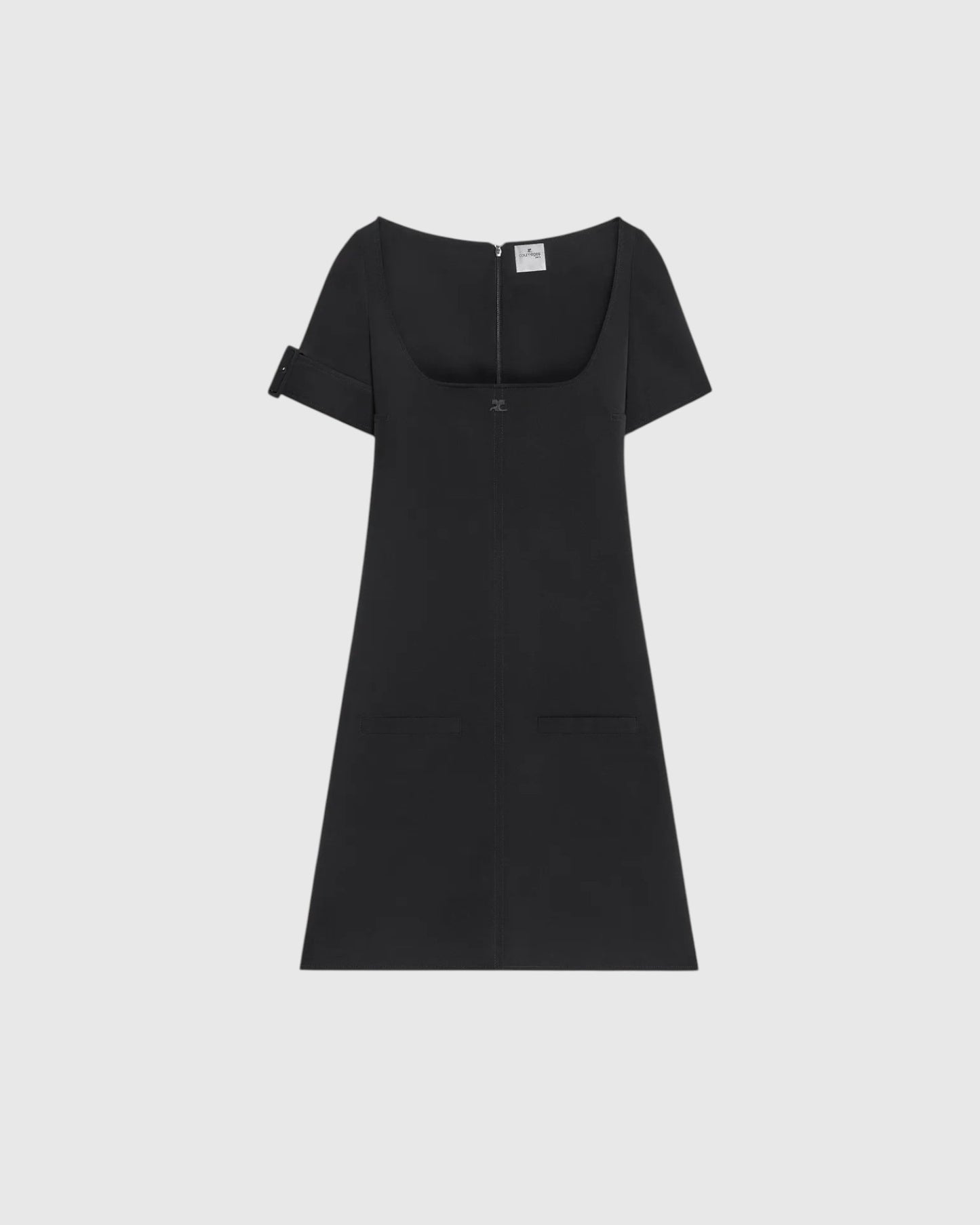A-Linien-Kleid mit Schnallendetail