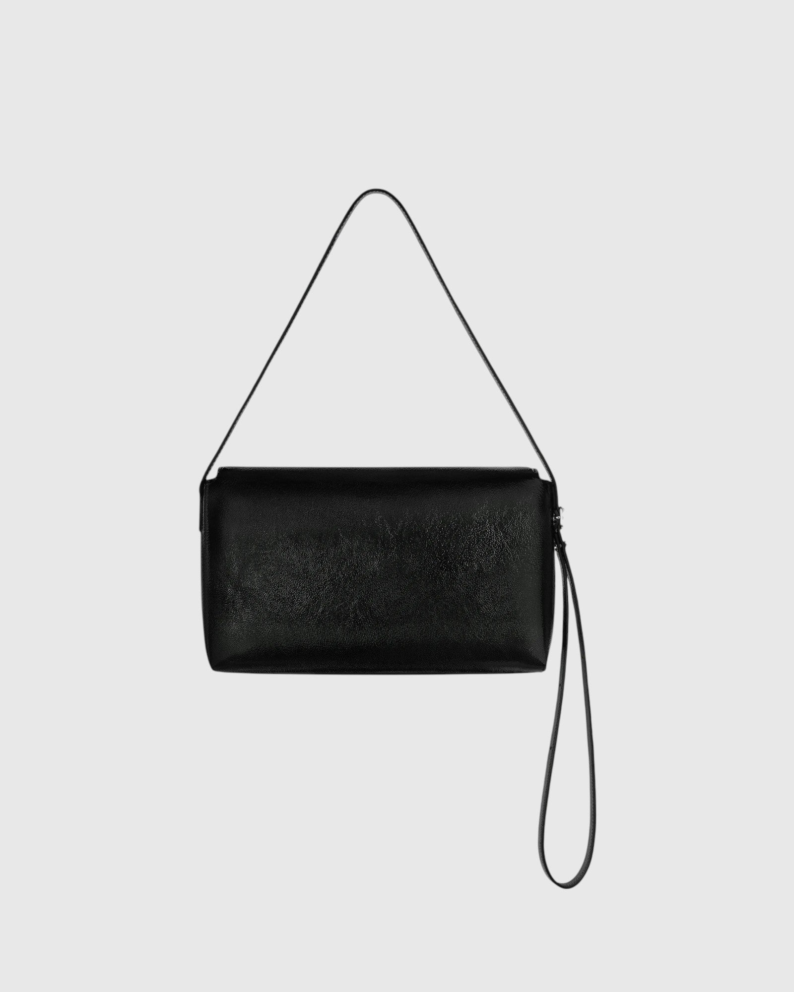 Icotype Tasche aus Naplack-Leder Schwarz