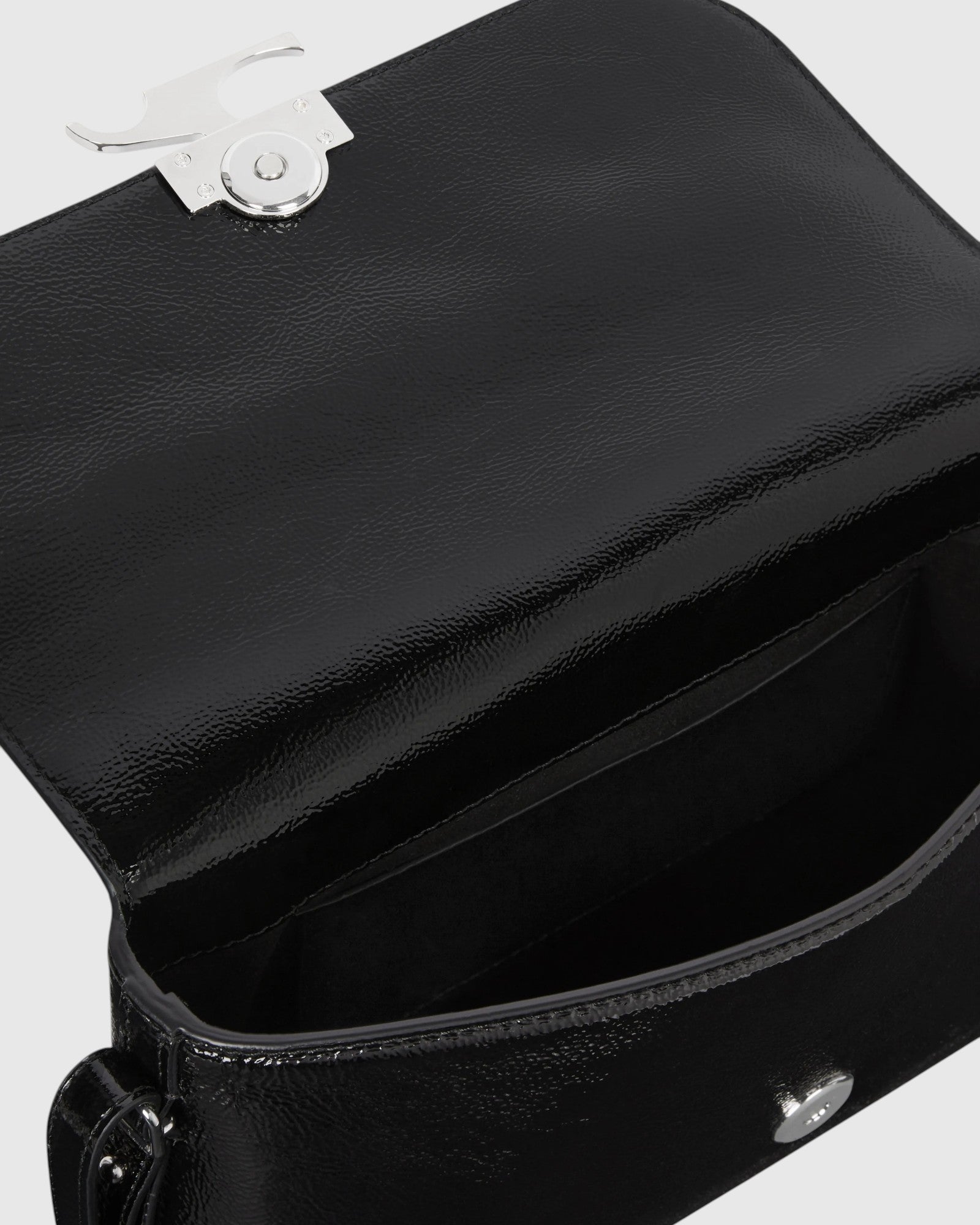 Icotype Tasche aus Naplack-Leder Schwarz