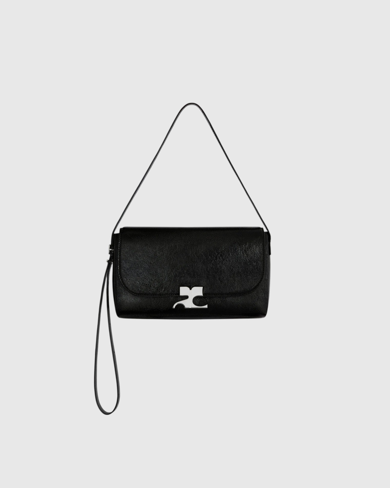 Icotype Tasche aus Naplack-Leder Schwarz