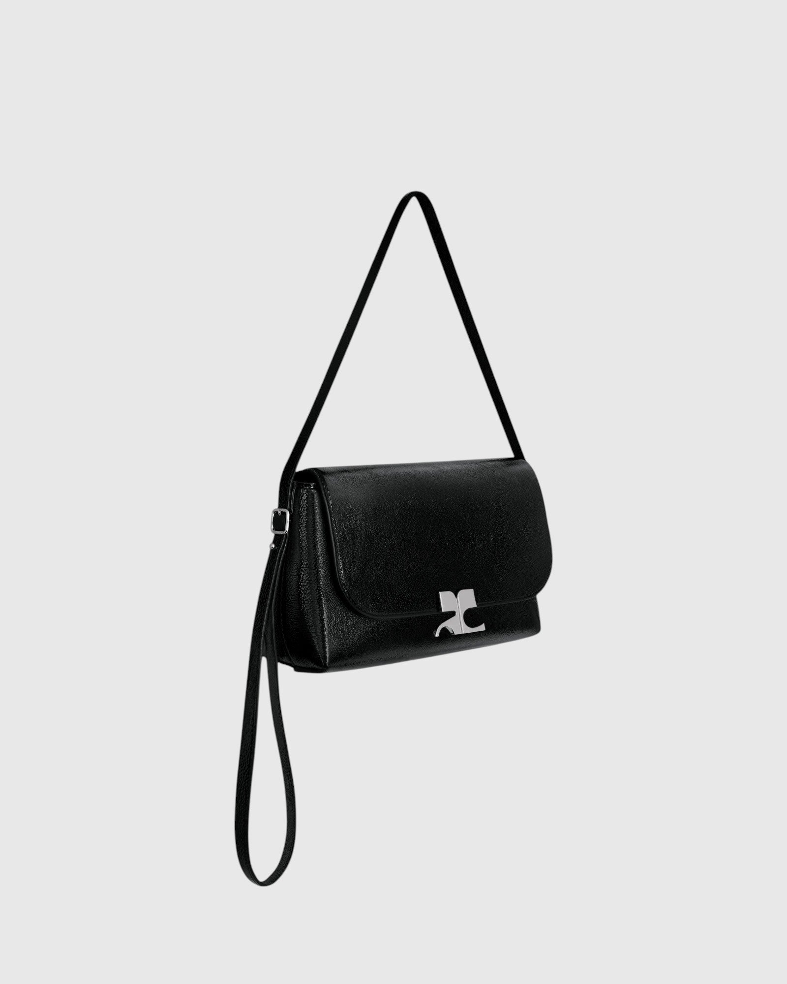 Icotype Tasche aus Naplack-Leder Schwarz