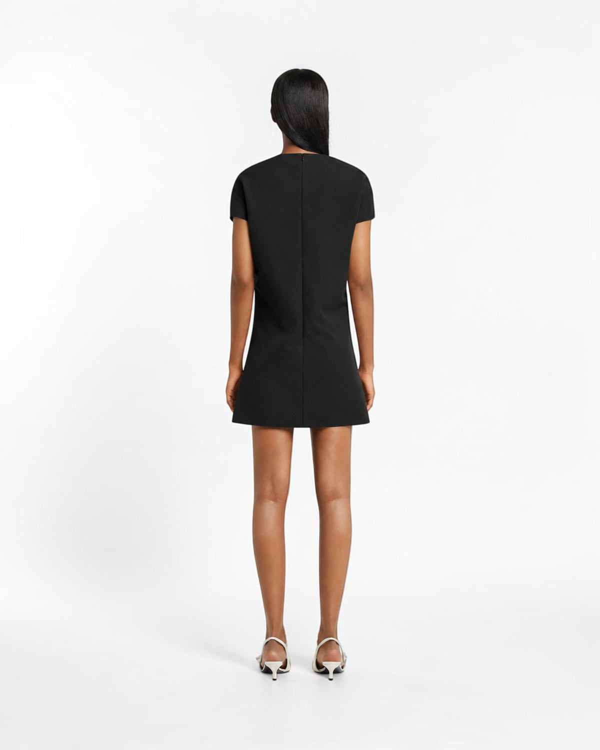 Heritage-Minikleid Schwarz