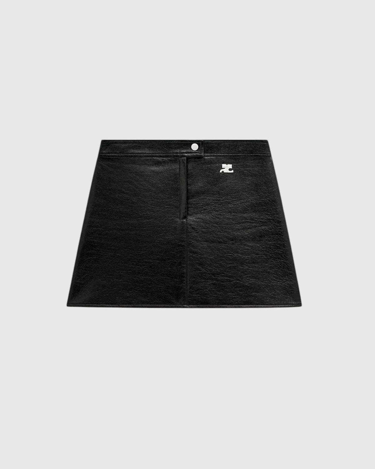 Vinyl-Minirock Schwarz