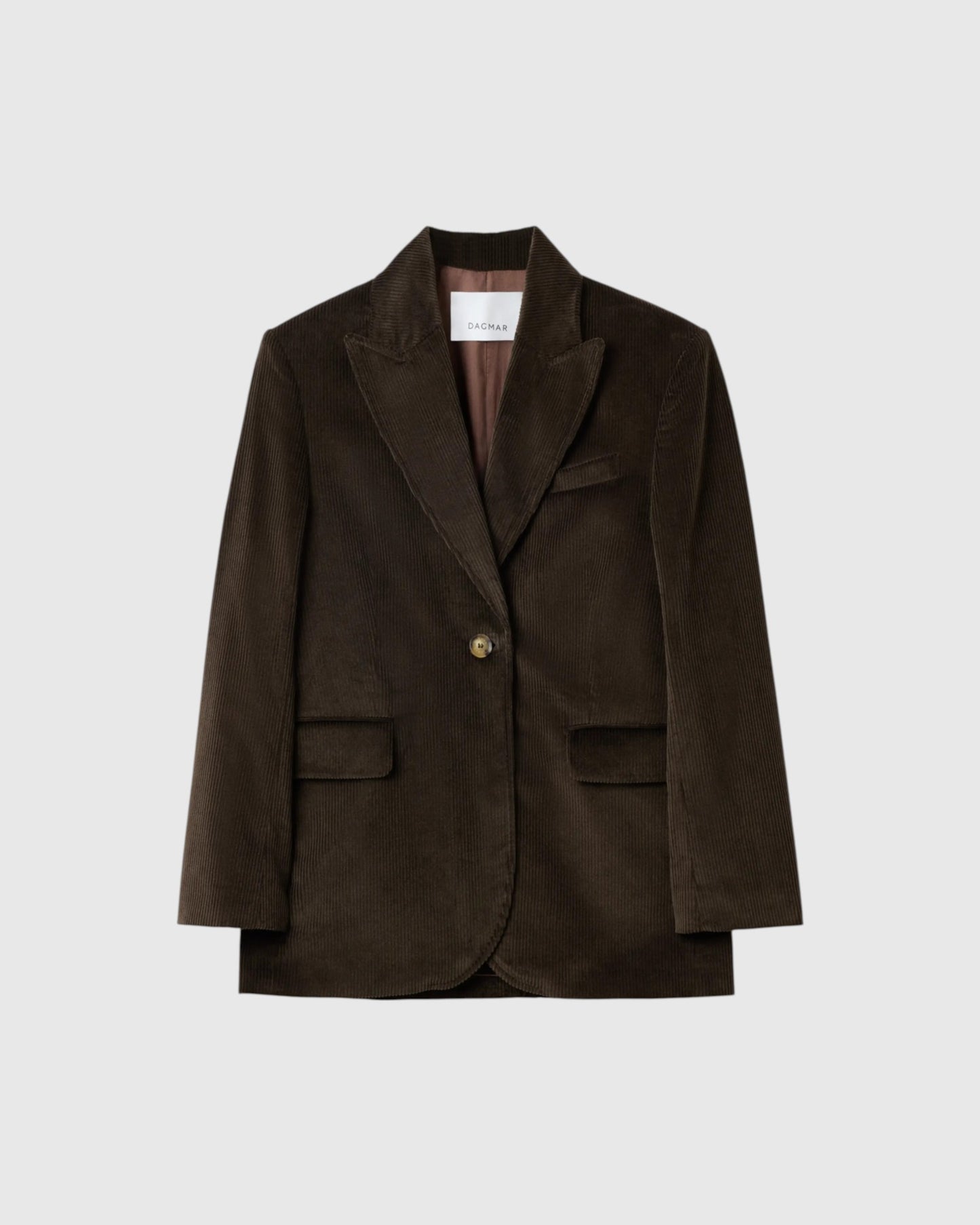 Oversized Cordblazer Braun