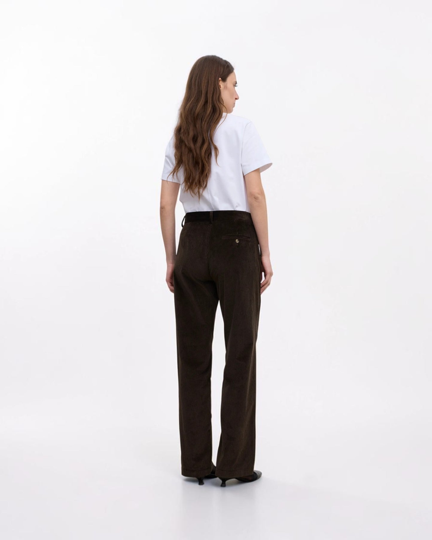 Cordhose Braun