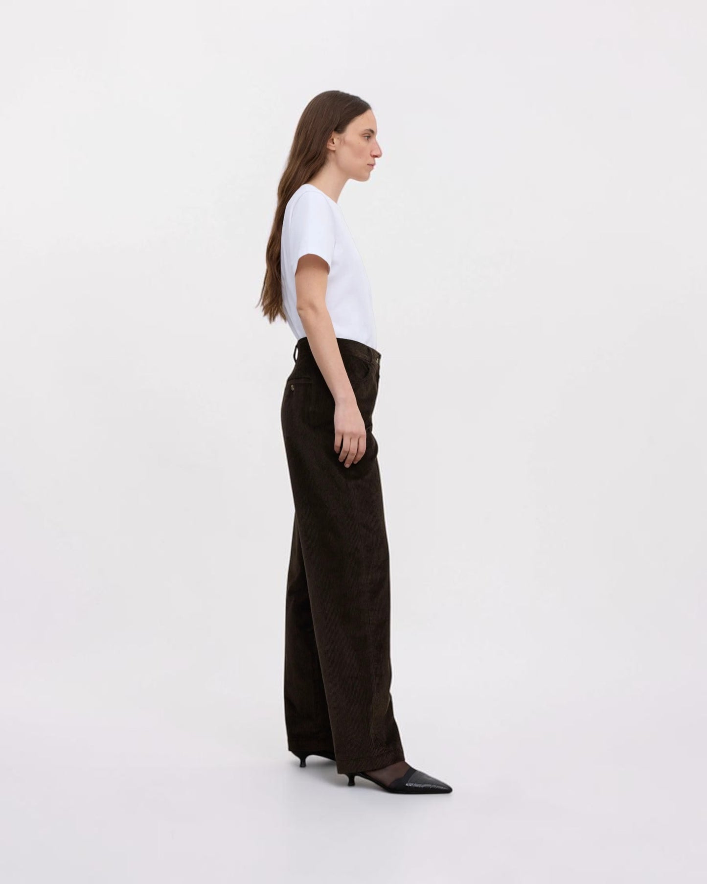 Cordhose Braun