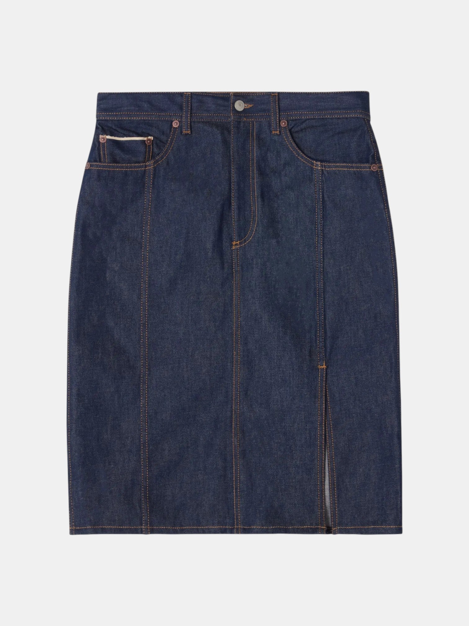 House of Dagmar Denimrock Dark Blue als Freisteller