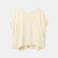 V-Neck Top Creme
