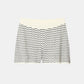 Lace Mini Shorts Weiß Schwarz