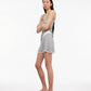 Lace Mini Shorts Weiß Schwarz
