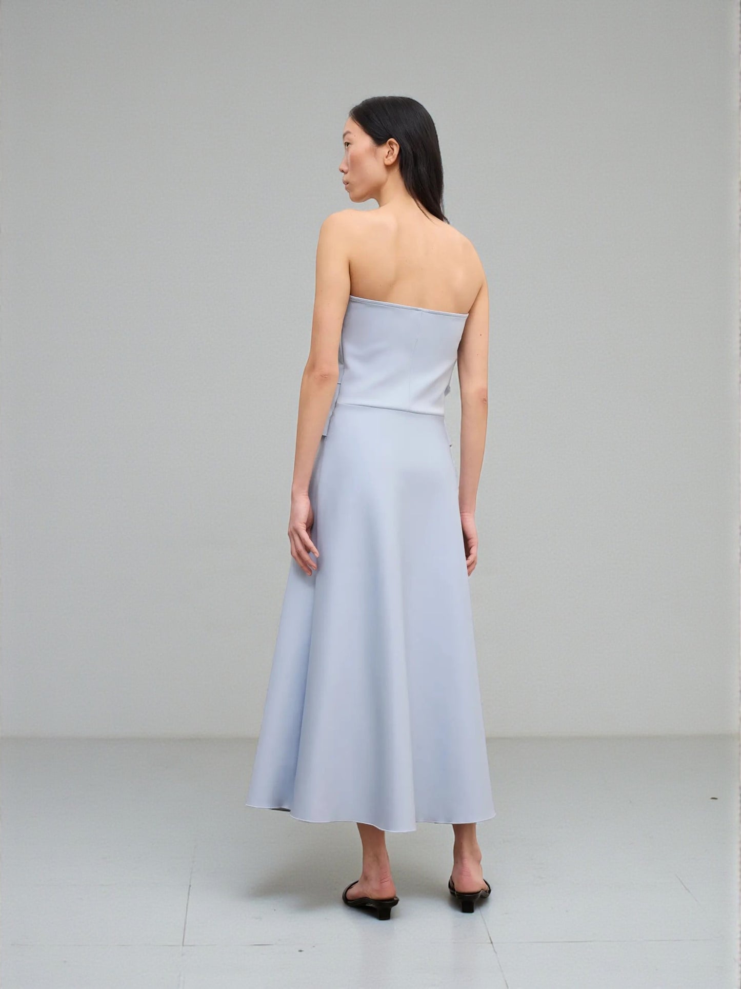Midikleid in Hellblau
