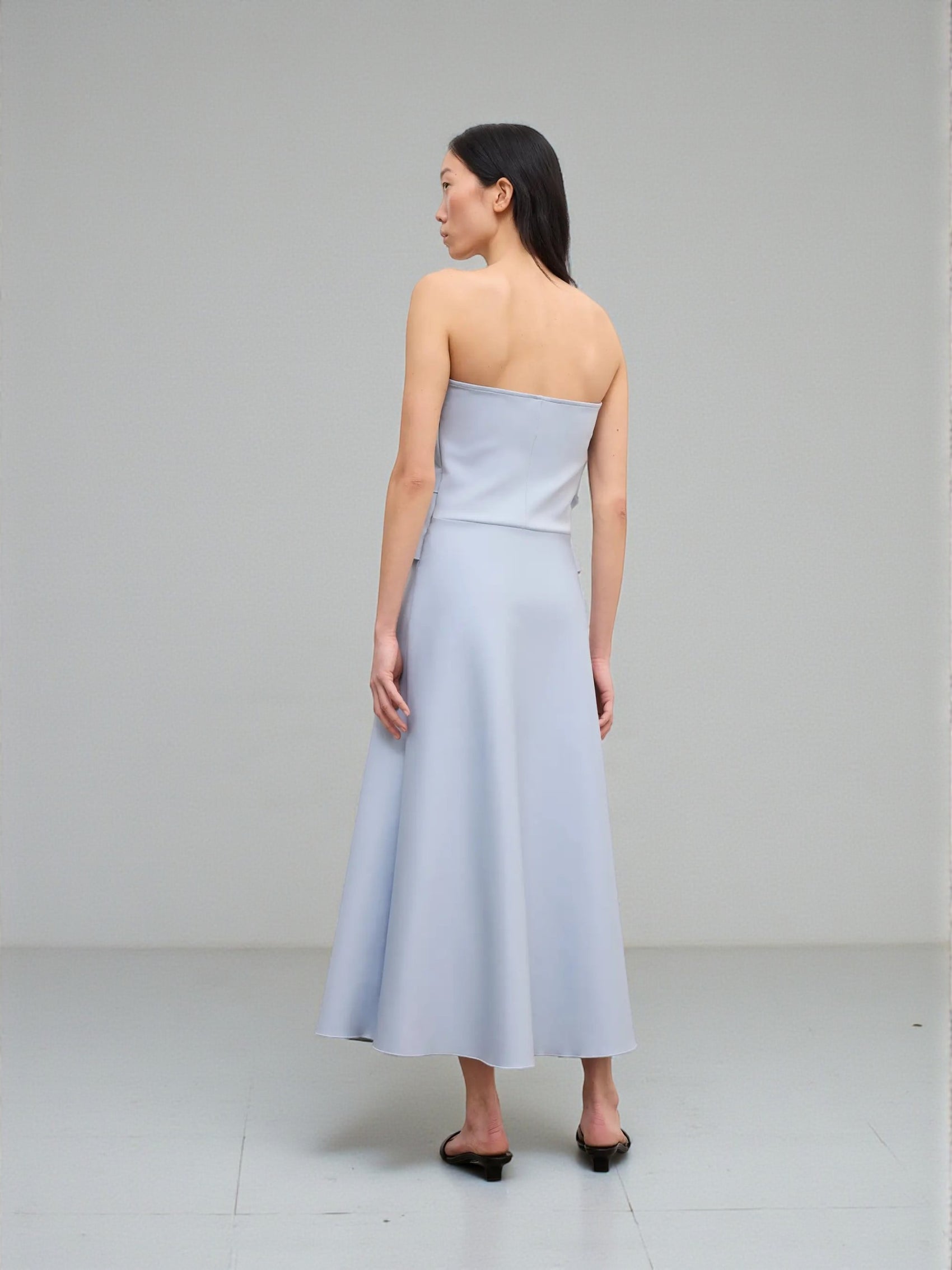 Midikleid in Hellblau