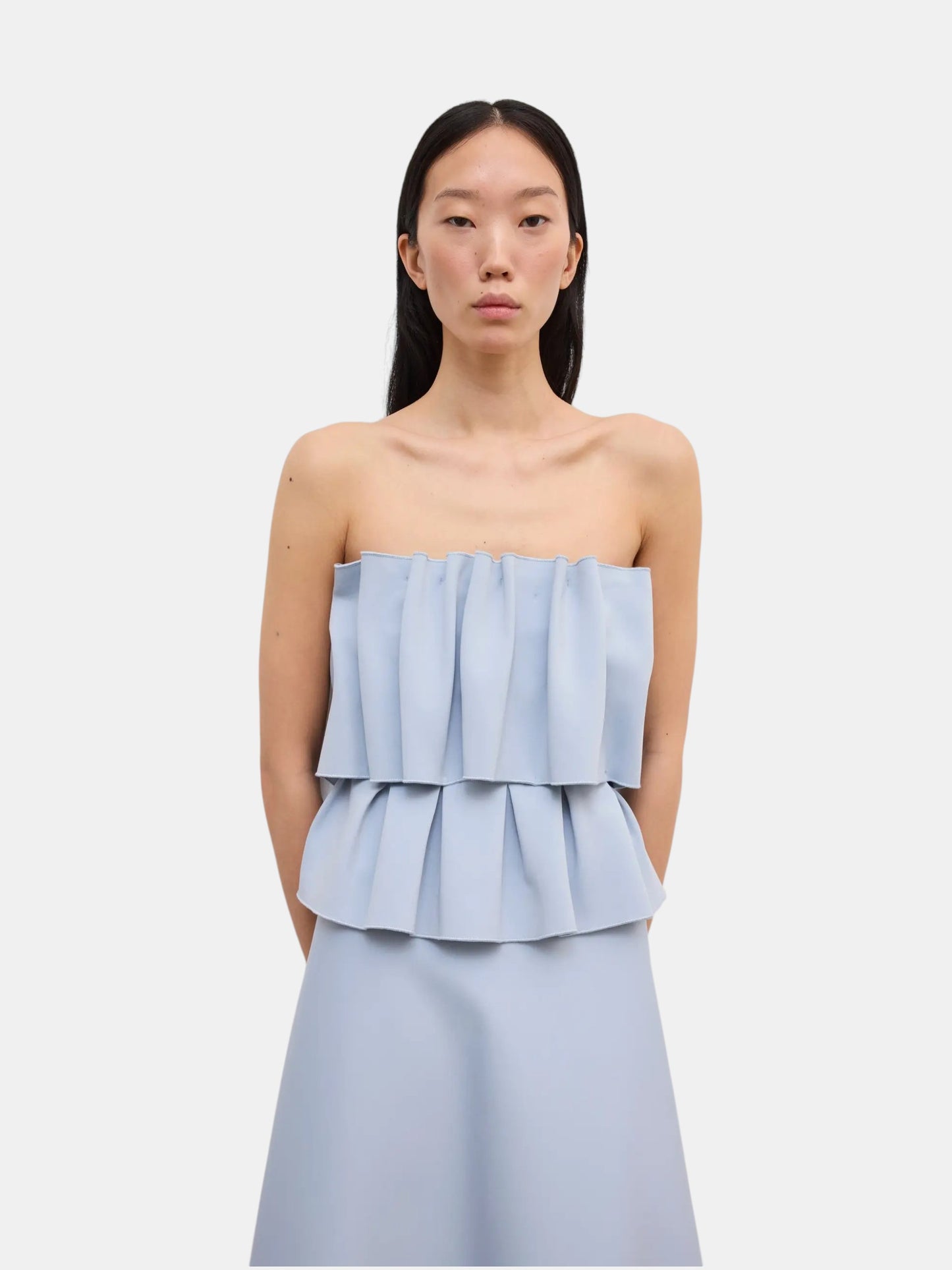 Midikleid in Hellblau